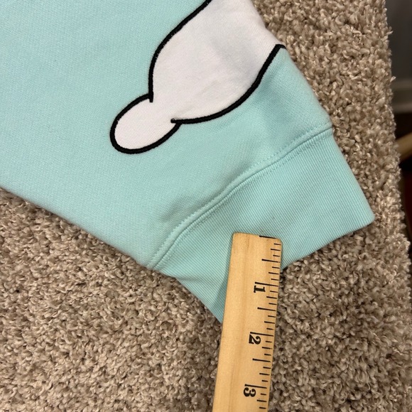 Disney Garden Collection Wrap Around Print Cropped Sweatshirt Women XL Mickey - Picture 6 of 10